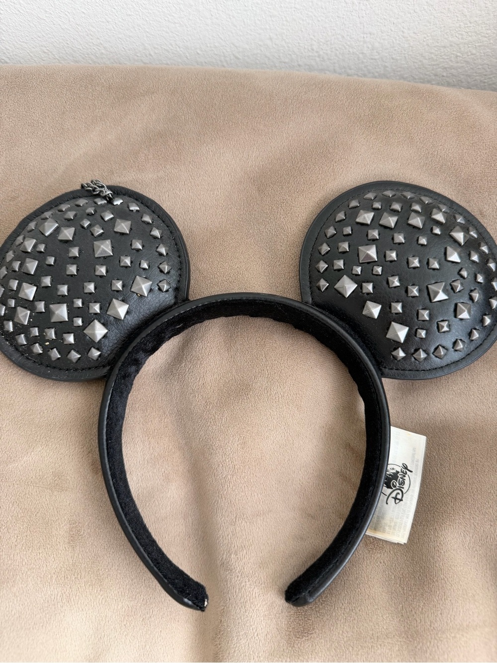 Disney Black Studded Minnie Ears Headband